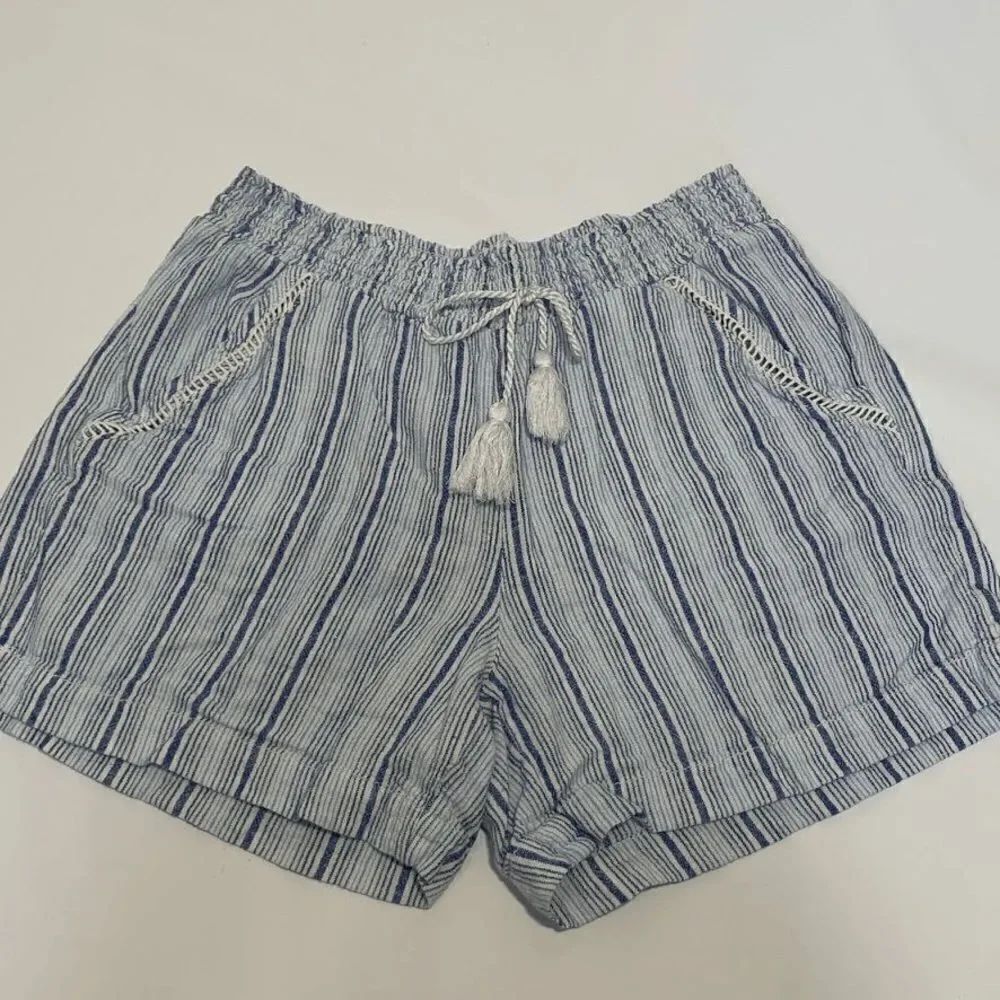 Briggs Linen Striped Short
